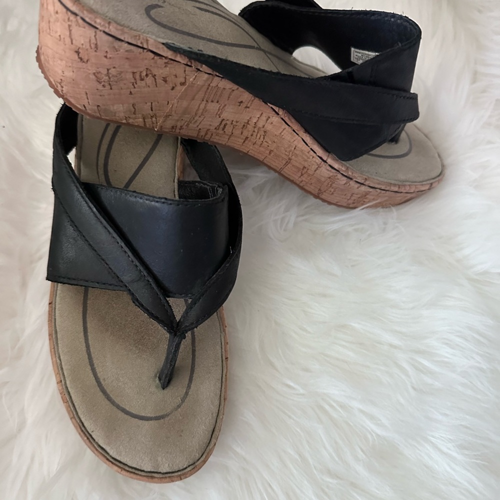 Black Eddie Bauer Wedge Sandal